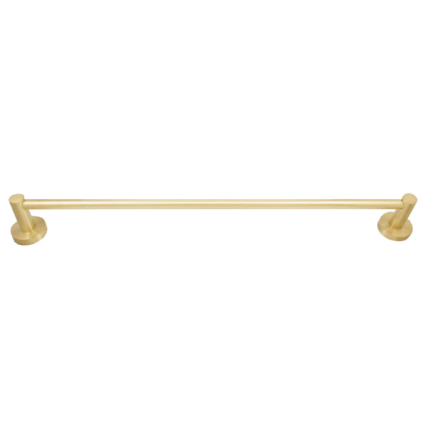 Zurich Towel Bar, 24 Inches, Satin Brass by Stone Harbor Hardware
