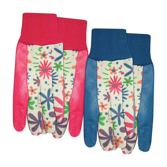 MidWest Quality Gloves Jersey ?N More L Jersey Cotton Assorted Gardening Gloves
