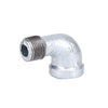 STZ Industries 3/8 in. FIP each X 3/8 in. D MIP Galvanized Malleable Iron 90 Degree Street Elbow