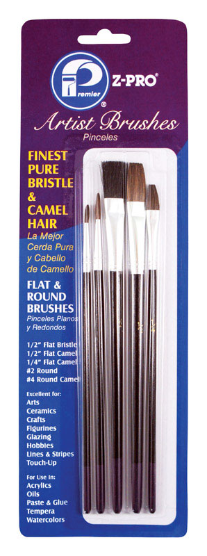 Premier Z-Pro Assorted Artist Paint Brush Set