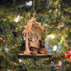 Holy Land Olive Wood Natural 3D Nativity Ornaments 3 in. (Pack of 20)