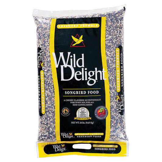 Wild Delight Songbird Sunflower Seeds Wild Bird Food 20 lb