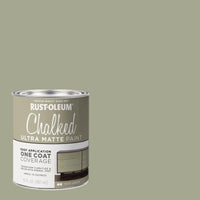 Rust-Oleum Chalked Ultra Matte Tate Green Water-Based Acrylic Chalk Paint 30 oz (Pack of 2)