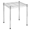 Whitmor 15 in. H X 15 in. W X 14 in. L Silver Stackable Shelf