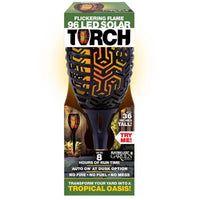 Shawshank LEDz Black Ceramic 12-36 in. Round Garden Torch 1 pc - Open Box