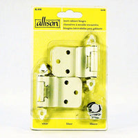 Bulldog White Stainless Steel Cabinet Hinge 1 pk