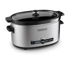 KitchenAid 6 qt Metallic Stainless Steel Programmable Slow Cooker