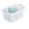 Sterilite White Plastic Divided Laundry Basket