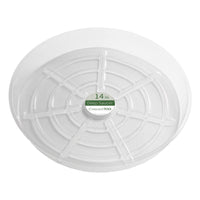 Crescent Garden 4.7 in. H X 14 in. D Plastic Plant Saucer Clear (Pack of 25)