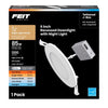 Feit LED Retrofits White 7 in. W Aluminum LED Canless Recessed Downlight 14.6 W
