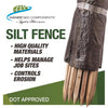 Hanes 3 ft. H X 100 ft. L Polypropylene Silt Fence Black