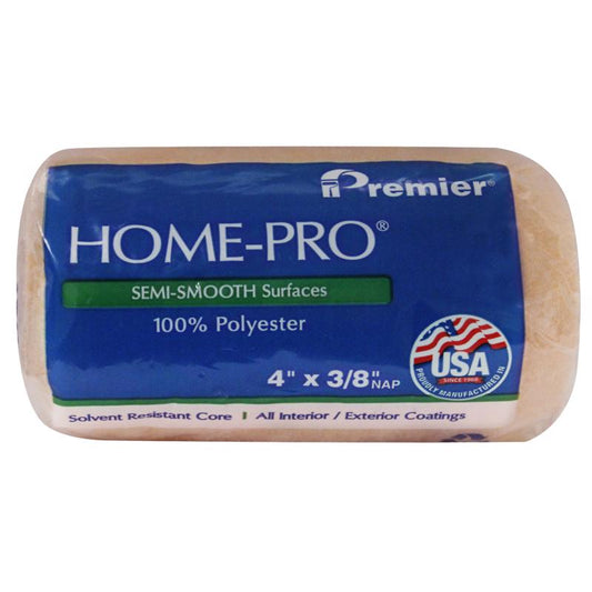 Premier Home-Pro Polyester 4 in. W X 3/8 in. S Paint Roller Cover (Pack of 36)