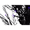 Celebrations Halloween Orange/Purple 100 ct 5 ft. LED Prelit Twiggy Halloween Tree Halloween Decor