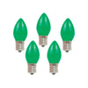 Holiday Bright Lights Incandescent C7 Green 25 ct Replacement Christmas Light Bulbs 0.08 ft.