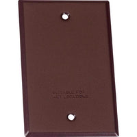 Sigma Electric Rectangle Stamped Steel 1 gang 4.52 in. H X 2.77 in. W Flat Box Cover