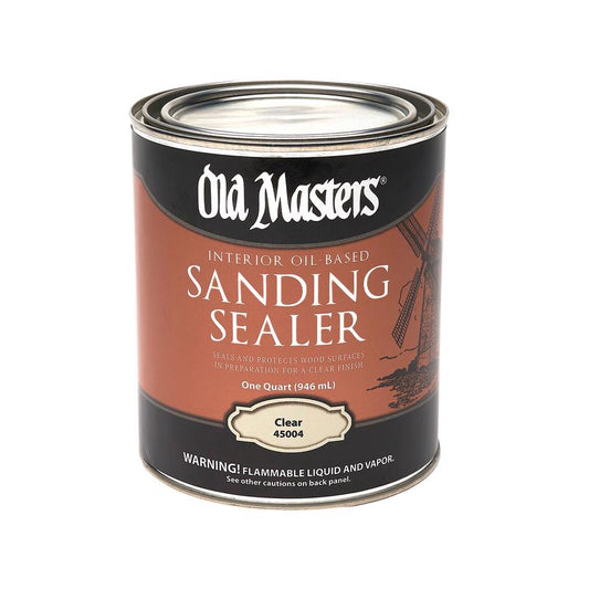 Old Masters Low Satin Clear Oil-Based Wood Finish 1 qt (Pack of 4)