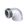 STZ Industries 2 in. FIP each X 2 in. D MIP Galvanized Malleable Iron 90 Degree Street Elbow