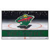 NHL - Minnesota Wild Rubber Door Mat - 18in. x 30in.