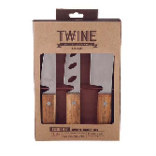 Twine Country Home 8.25 in. L Acacia Wood Rustic Cheese Cutting Set (Pack of 6)