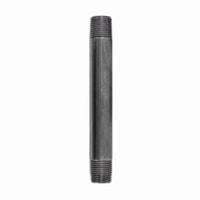 BK Products 1/8 in. MPT x 6 in. L Black Steel Nipple (Pack of 5)