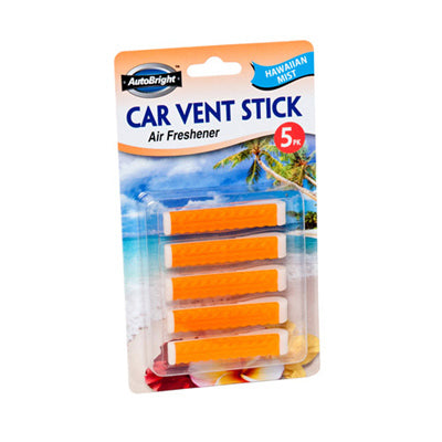 Car Air Freshener, Vent Stick, Hawaiian Mist, 5-Pk.