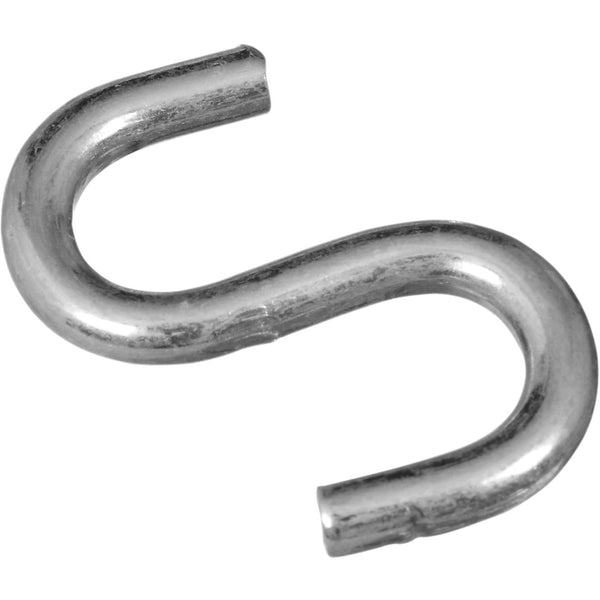 Gancho en forma de S abierto V2076, paquete de 4, galvanizado