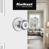 Kwikset Tylo Satin Chrome Entry Lockset K3 1-3/4 in.