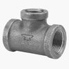 Anvil 3/4 in. FPT X 3/4 in. D FPT 1/2 in. D FPT Black Malleable Iron Reducing Tee