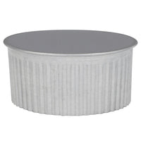 Imperial 3 in. D Galvanized Steel Crimped Pipe End Cap