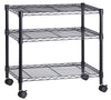 Honey-Can-Do 26 in. H X 28 in. W X 16 in. D Steel TV Stand and Portable Media Cart