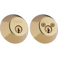 GD9471 3BR K4 WS B 6LR2 1-Cyl Deadbolt - Lifetime Brass