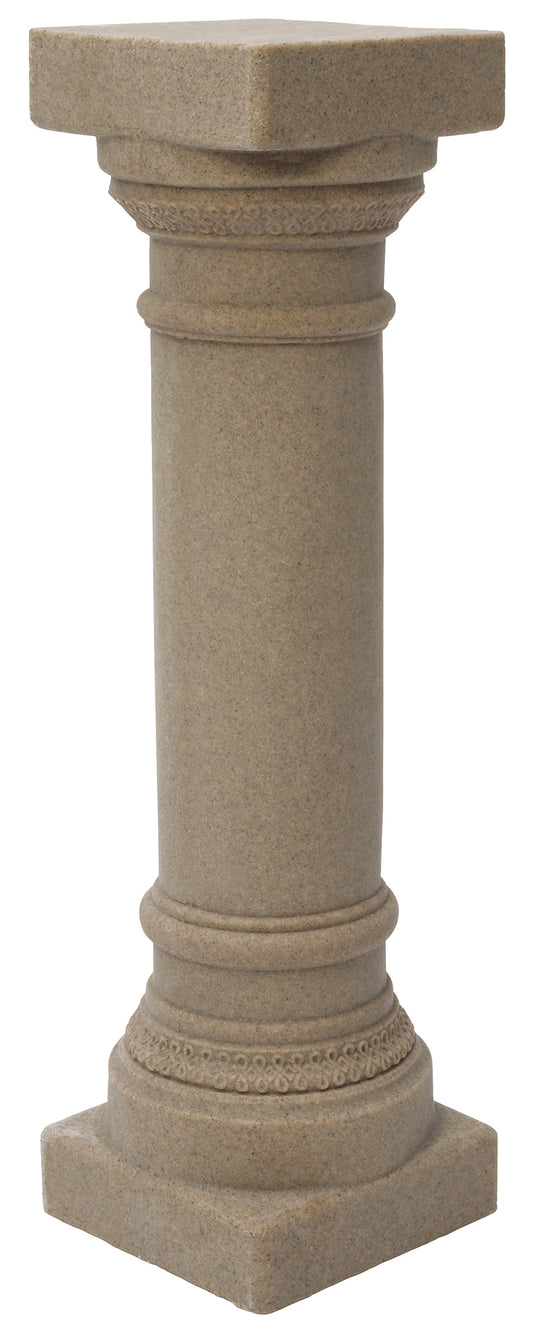 Greek Column Statue – Natural Sandstone Appearance – 32" Height