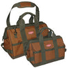 Bucket Boss Gatemouth 9 in. W X 12 in. H Polyester Tool Bag Brown 2 pc
