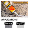 Sika Gray Polyurethane Concrete Crack Caulk Sealant 10.1 oz. - Open Box