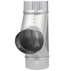 Imperial 4 in. X 4 in. X 4 in. Galvanized Steel Furnace Pipe Tee