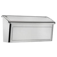 Architectural Mailboxes Silver Stainless Steel Wall Mount Mailbox 14.65 L x 7.13 H x 4.21 W in. - Open Box