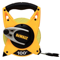 DeWalt  100 ft. L x 0.75 in. W Fiberglass Long Tape Measure  1 pk