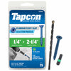 Tapcon 2-1/4 in. L Star Flat Head Concrete Screws 75 pk