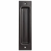 National Hardware 8 in. L Oil Rubbed Bronze Brown Steel Flush Pull