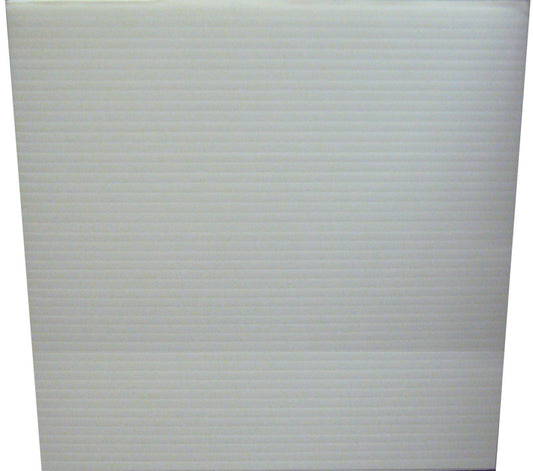 Plaskolite White Single Weatherproof Corrugated Plastic Sheet 0.157 Thick x 24 L x 18 W in.