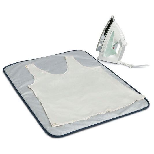 Household Essentials 21.75 in. W X 28.3 in. L Cotton Gray Ironing Blanket