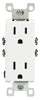 Leviton Decora 15 amps 125 V Duplex White Outlet 5-15R 10 pk