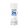 Rust-Oleum Painter's Touch 2X Ultra Cover Flat White Paint+Primer Spray Paint 12 oz (Pack of 6)