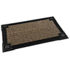 GrassWorx Clean Machine 18 in. W X 30 in. L Black/Brown Astroturf Door Mat