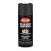 Krylon Fusion All-In-One Flat Black Paint + Primer Spray Paint 12 oz (Pack of 6).