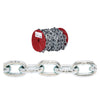 Campbell 1/4 in. Single Jack Carbon Steel Proof Coil Chain 1/4 in. D X 65 ft. L