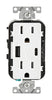 Leviton Decora 15 amps 125 V Type A/C Duplex White Outlet and USB Charger 5-15R 1 pk
