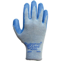 Work Gloves, Rubber Palm/Knit Liner, L
