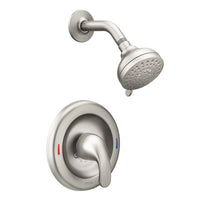Moen Adler 1-Handle Brushed Nickel Shower Faucet