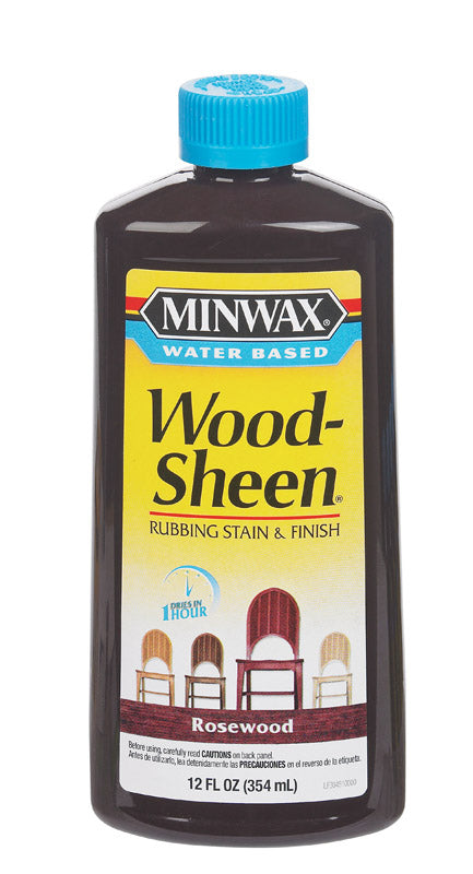 Minwax 30451 12 Oz Brazilian Rosewood Water Based WoodSheen Wood Stain (Case of 6)